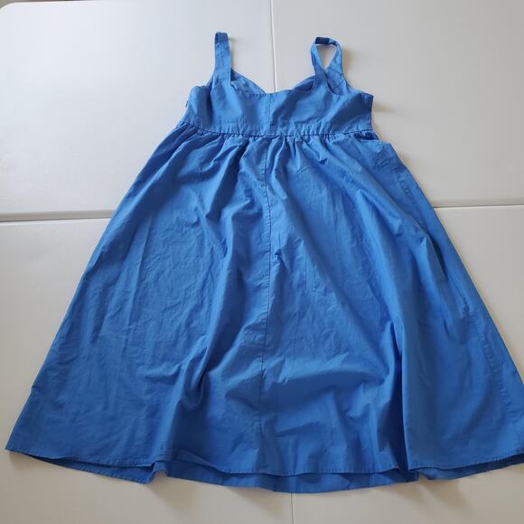 Banana Republic Dress Womens 14 Fit And Flare Sleeveless Midi Pockets - Picture 3 of 11